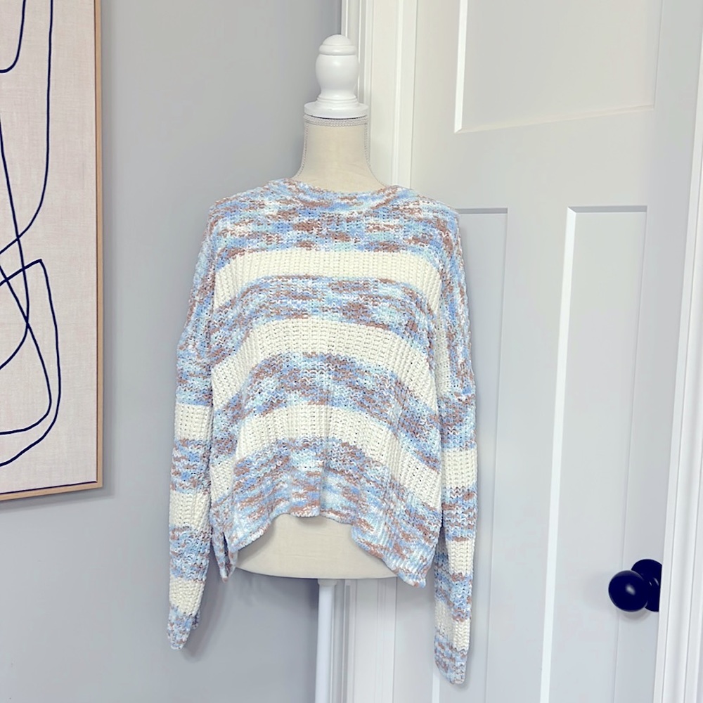 Multicolored Stripe Sweater - Women’s XL